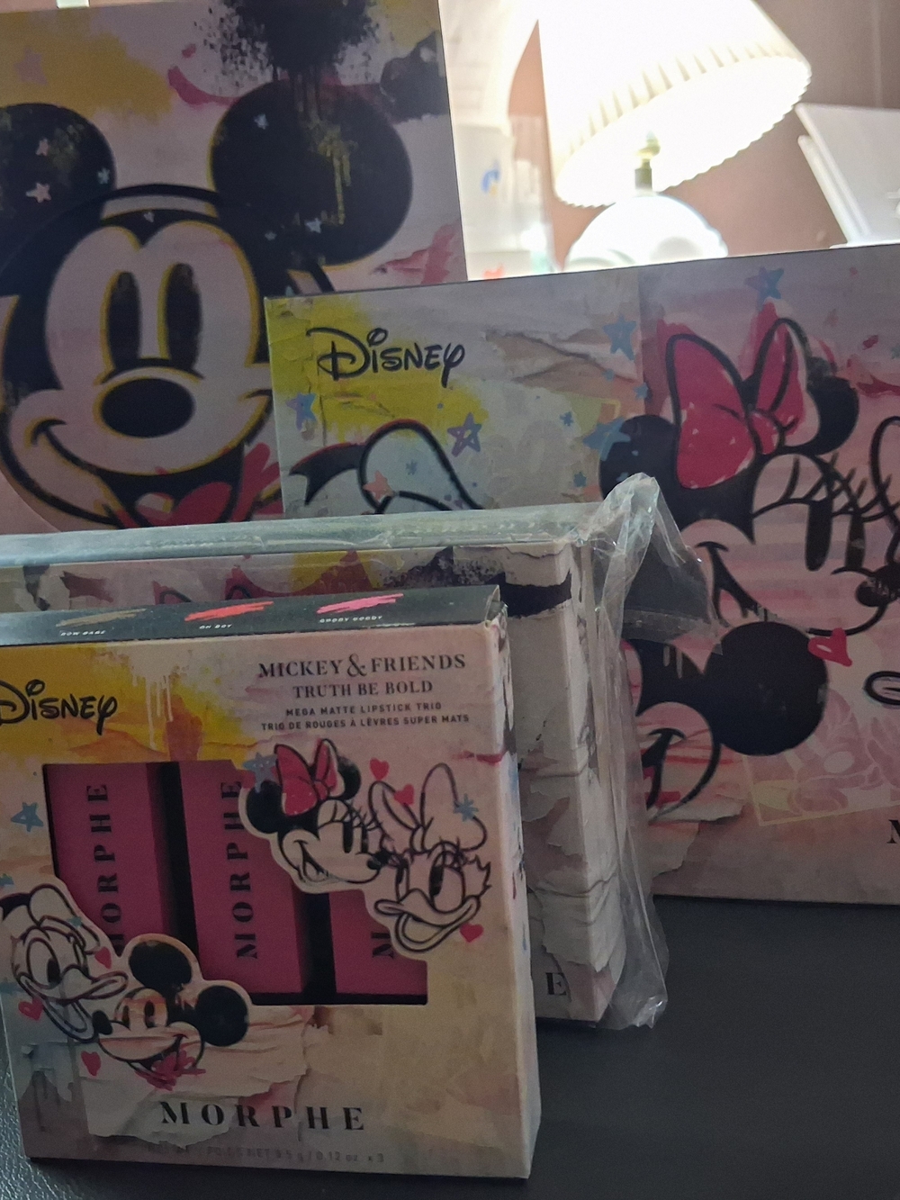 Morphe Disney Mickey & Friends Lipstick Trio in Pink Shades